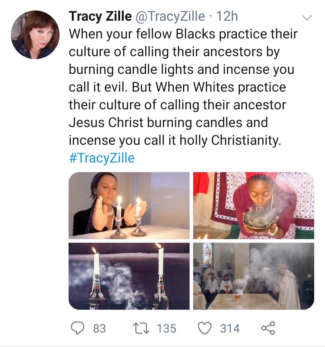 Bokenza1's tweet photo. Quick look at this Tracy Zille account you can clearly see it is a Black person tweeting just to stir up your emotions for likes and retweets

And y'all fell for it smh #tracyzille https://t.co/dcNWXU6Xwp