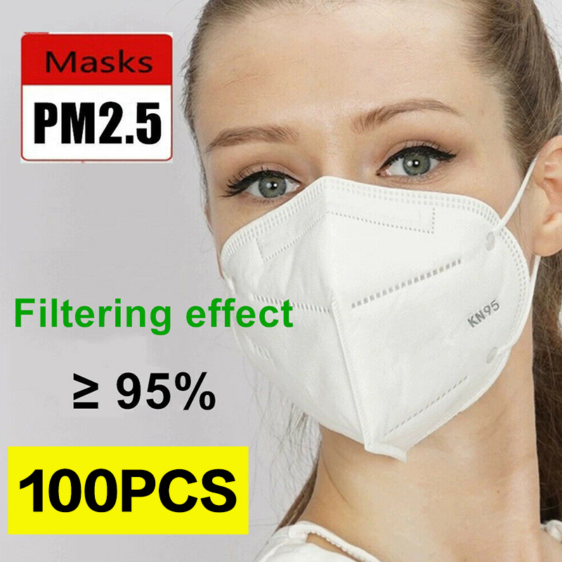 Shop quality 100PCS KN95 Anti-virus Face Mask Dust Roof Face Respirator Protection Masks Lot with low price and free shipping all over the world at dentalinbox.com/product/100pcs…