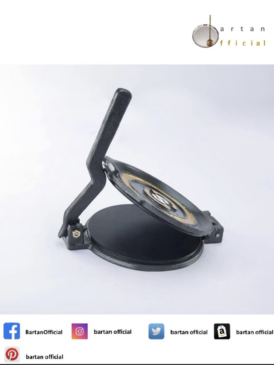 BartanOfficial's tweet photo. 41. Traditional Hand Making !!

Pre-Seasoned Cast Iron Non-Stick Puri/Roti/Tortilla Press :

https://t.co/yx6PSvYfoW

#food #Cooking https://t.co/GJXedZkATs