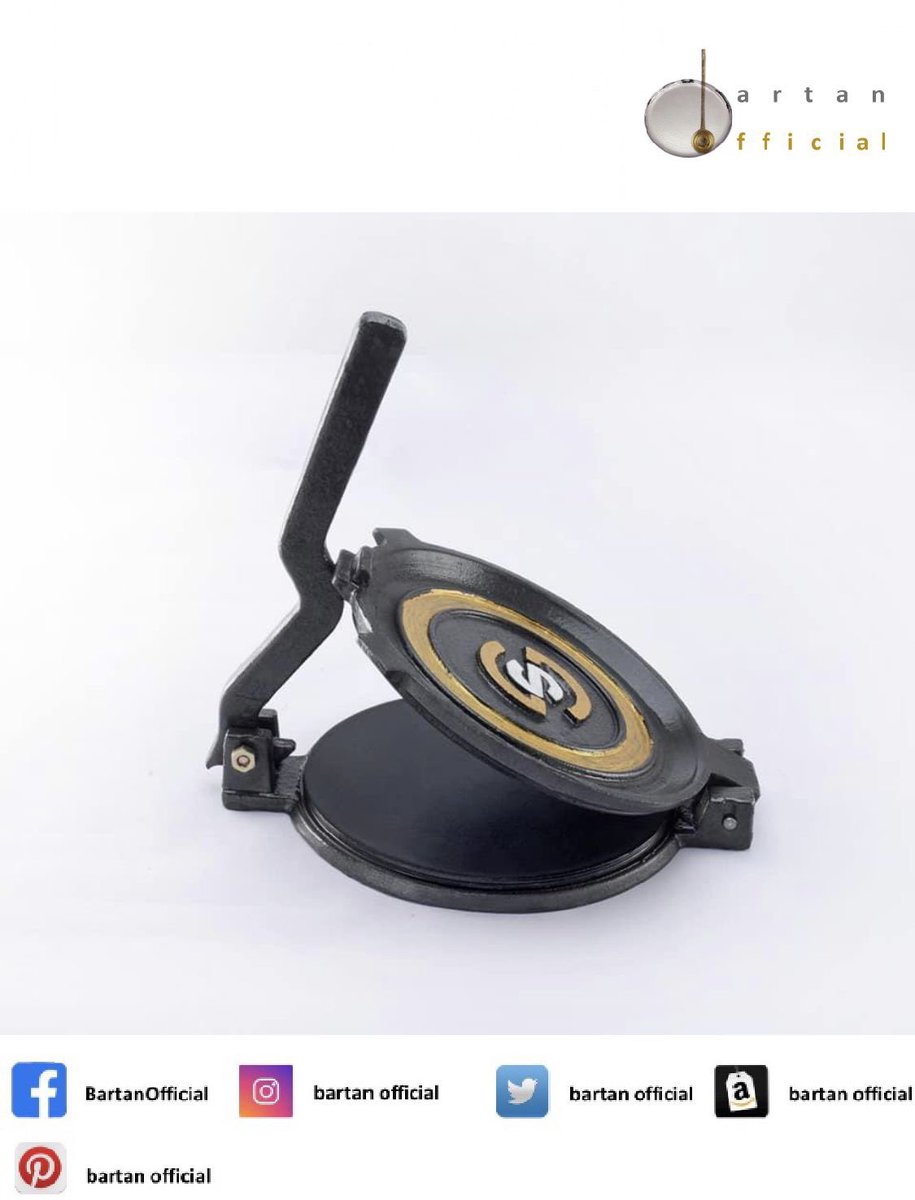 BartanOfficial's tweet photo. 41. Traditional Hand Making !!

Pre-Seasoned Cast Iron Non-Stick Puri/Roti/Tortilla Press :

https://t.co/yx6PSvYfoW

#food #Cooking https://t.co/GJXedZkATs