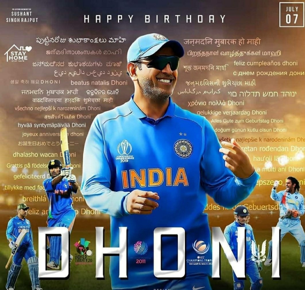 jesim_narikkuni's tweet photo. 10 years ago July 7 is not a famous day, but now
its famous bcoz of https://t.co/DB7qOTEWZq rock star and My hero
#Haapy_birthday_MSD
#July_7 https://t.co/wl38Q76Zmv