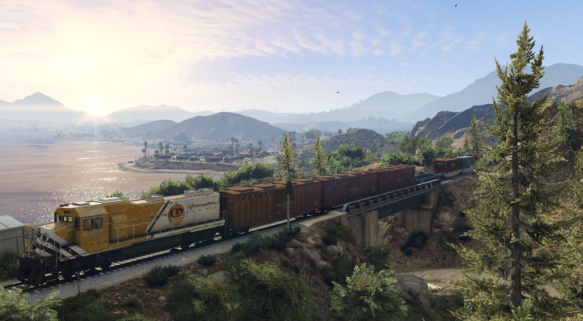 GamingPicsx's tweet photo. Just look at this nature! GTA is beautiful
Game: Grand Theft Auto V
Developer: @RockstarGames 

#GTA #GTA5 #GTAV #GTAOnline #GrandTheftAuto #RockstarGames #gaming #VirtualPhotography #PhotoMode #game #games #gamedev #screenshot #pictures #artwork #videogames https://t.co/dySQ0M4JSk