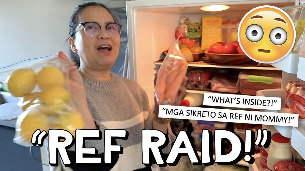kimpoyfeliciano's tweet photo. "ANO LAMAN NG REFRIGERATOR NAMIN?" 🙈🤣 REF RAID WITH MOMMY!! 🍎 https://t.co/KZN4hj36dU https://t.co/0V0Lg67kUw