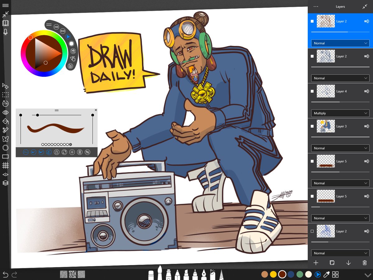 deltatangomike's tweet photo. #BoominSystem vs #AztecaModerno vs #HipHop
Part 2 of the The Boombox project. Drawing in @SketchableApp and @Surface Pro 2017
#StartNow2020 #ArtLifeAllDay #DTM #iLikeToDraw #CreativeDirector #DrawDaily #Illustrator #Sketchable #SurfaceArt #Bboy #OldSchool #Boombox #radio #Adidas https://t.co/au12R3T9do