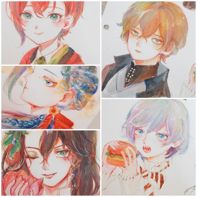 #いいねした人のアイコンを自分の絵柄で描く 
めちゃくちゃ遅くなりました…! 第二弾です!
描かせて頂きありがとうございます☺ 