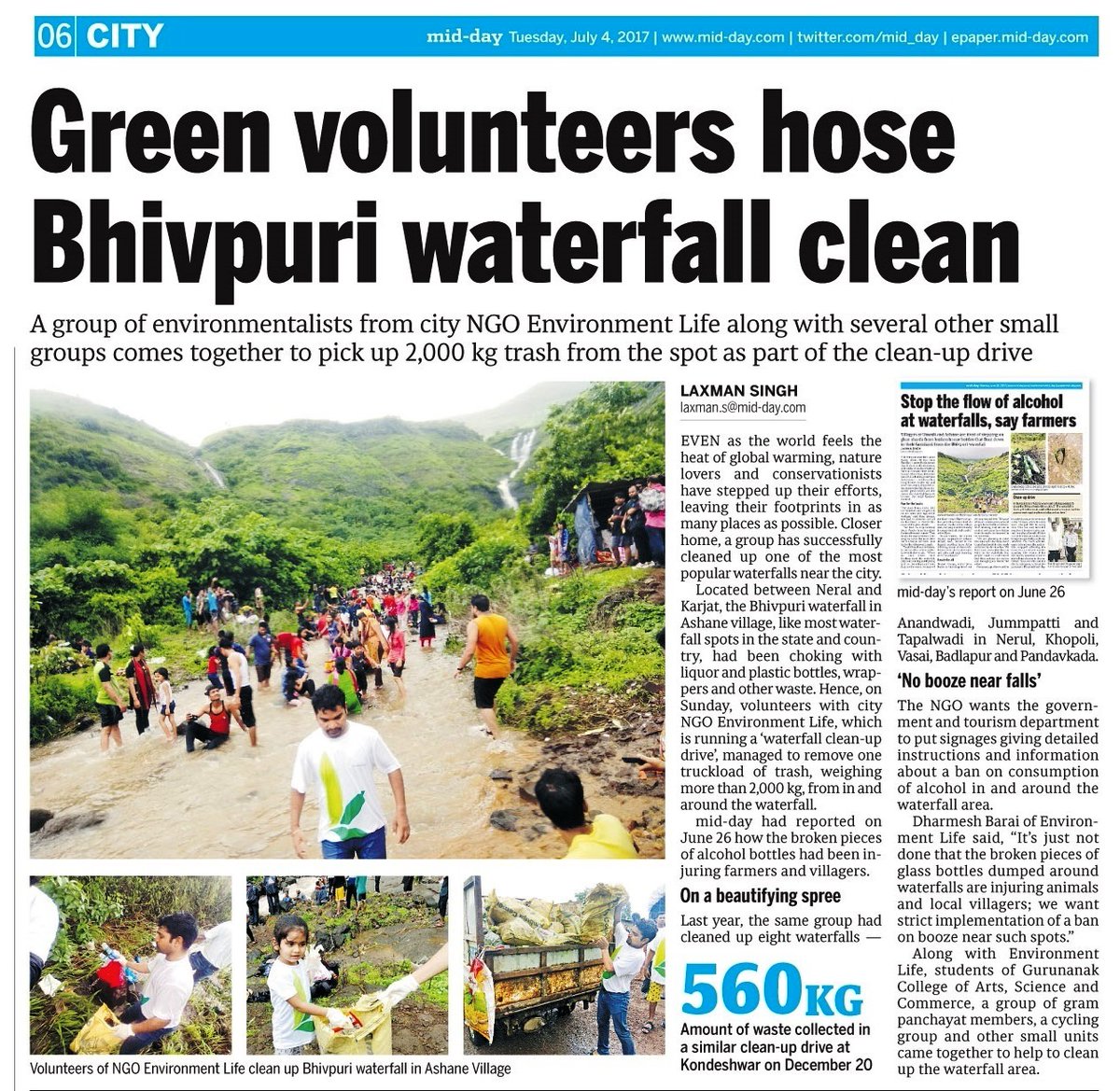 EnvironmentLife's tweet photo. Due to COVID19 pandemic, we have suspended all our #WaterfallCleanupDrives till Sept 30, 2020 & We will update you about the future drives soon. #WaterfallTourism #StaySafe @maha_tourism @RandeepHooda @ErikSolheim @ChatterjeeBadri @Laxmantweetsss @debaratisen @JalShaktiAbhyan https://t.co/YZz8CeF6lX