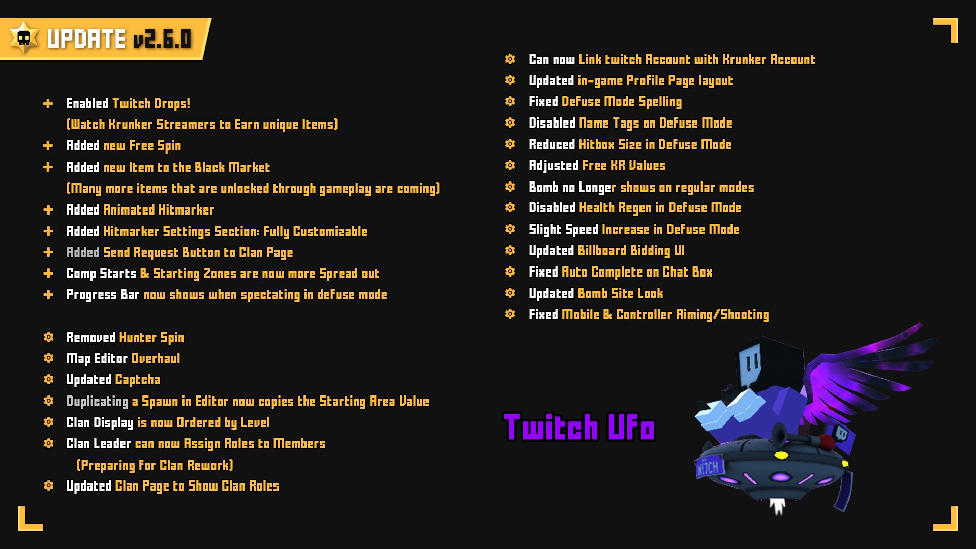 Krunker Io New Update Is Live Watch Krunker Streamers To Earn Unique Items Enabled Twitch Drops Added Animated Hitmarker Check It Out Krunker Game T Co Wvqglsvvec