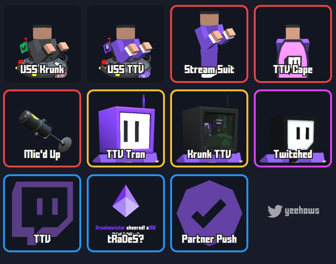 Yeehow New Items Added In Krunker V2 6 0 Twitch Drops