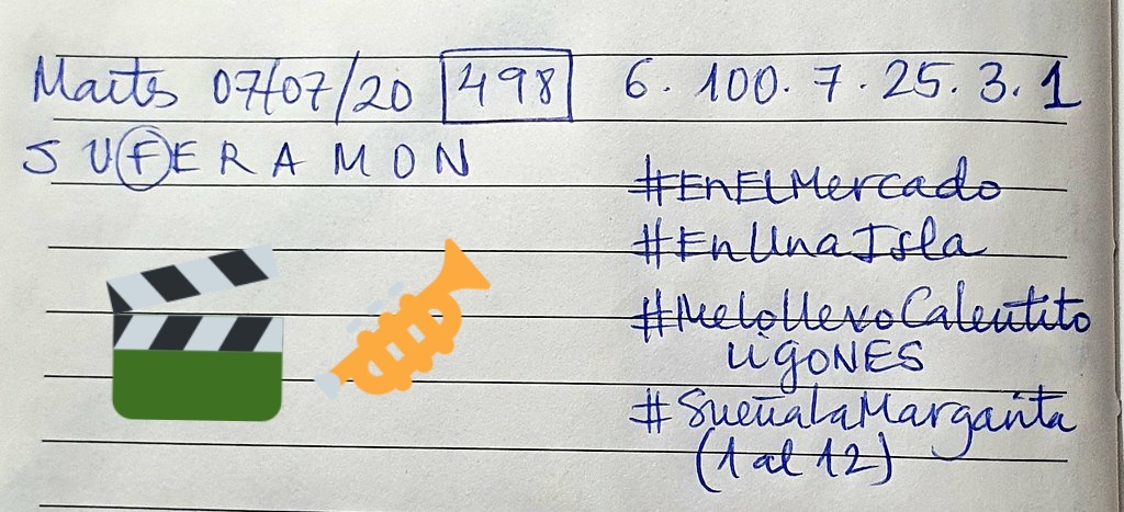 zandolove's tweet photo. #JuegaConIñaki #CifrasYLetrasTuiter
Martes 07/07/20
#LaCifraExacta 4️⃣9️⃣8️⃣
#LaPalabraMásLarga F
#EnElMercado #EnUnaIsla F
#SueñaLaMargarita
Elige del 1 al 12.
#microrrelatosCYLT
Zapatero, zapatero.
#MeLoLlevoCalentito
XX:00 GIFs sobre #Ligones https://t.co/mCsasjGsEC