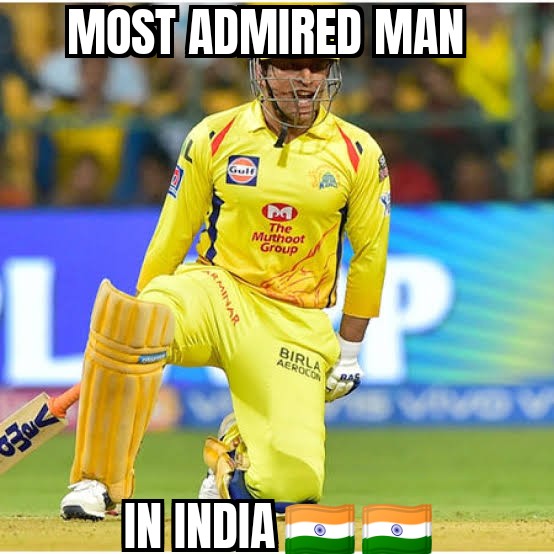 needyactor's tweet photo. Most Admired Man In India 🇮🇳

#Captaincool
#HappyBirthdayThala
#HappyBirthdayDhoni 
#HappyBirthdayMSD 
#mahendrasinghdhoni 
#MSDhoni 
#ThalaDhoni 
#finisher 
#DhoniBirthdayCelebrations 
#Dhoni 
#Dhonibirthday https://t.co/l1edUKp9I7