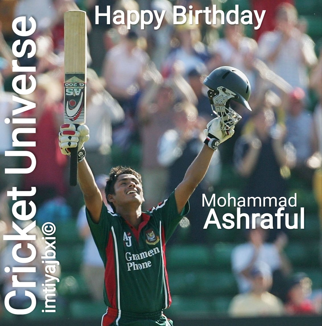 The youngest centurion in Test cricket.

Happy Birthday  Mohammad Ashraful. 