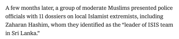 2. Zaharan Hashim:-Reported ringleader-Identified in 2016 as leader of IS in Sri Lanka-Indian investigation of IS-K/raids in 2016 reveal links between IS cells in India and Hashim and coordination between him and IS-K & IS-Bangladesh-Said his instructions came from IS central