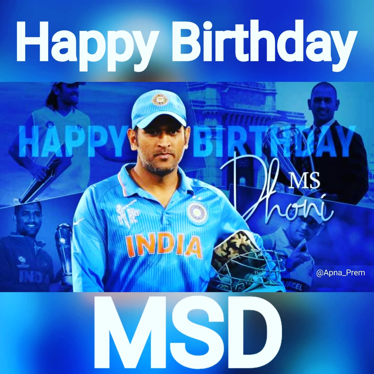 apna_prem's tweet photo. #HappyBirthdayDhoni #HappyBirthdayMSD https://t.co/friagwnsIB