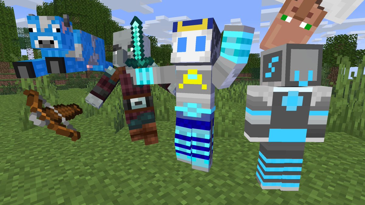 DefenderAlo's tweet photo. my profile image in #Minecraft is now a year old was after the Village&amp;Pillage update. https://t.co/IMQKQ7HUCR