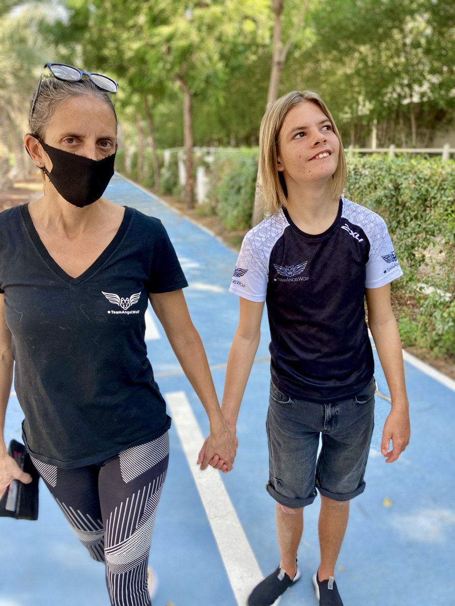 TeamAngelWolf's tweet photo. Day 7: Great picture of Mum and Rio #walkwithrio #moveinjuly #inclusiveimpactivity https://t.co/n8mOCDrwT6