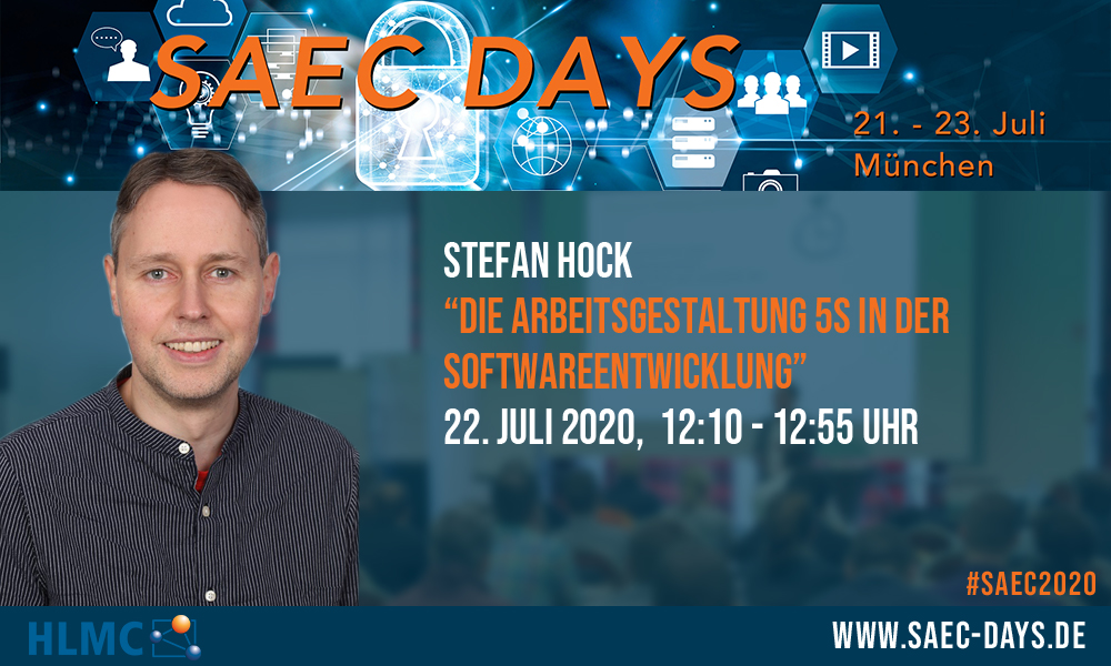 stefanhock's tweet photo. #SAEC2020 "Die Arbeitsgestaltung 5S in der Softwareentwicklung" klingt ein bisschen hochtrabend, aber nur "5S" war zu kurz. Trotzdem wird es ein schöner Blick übe r den Tellerrrand. https://t.co/ClfJJynawa
