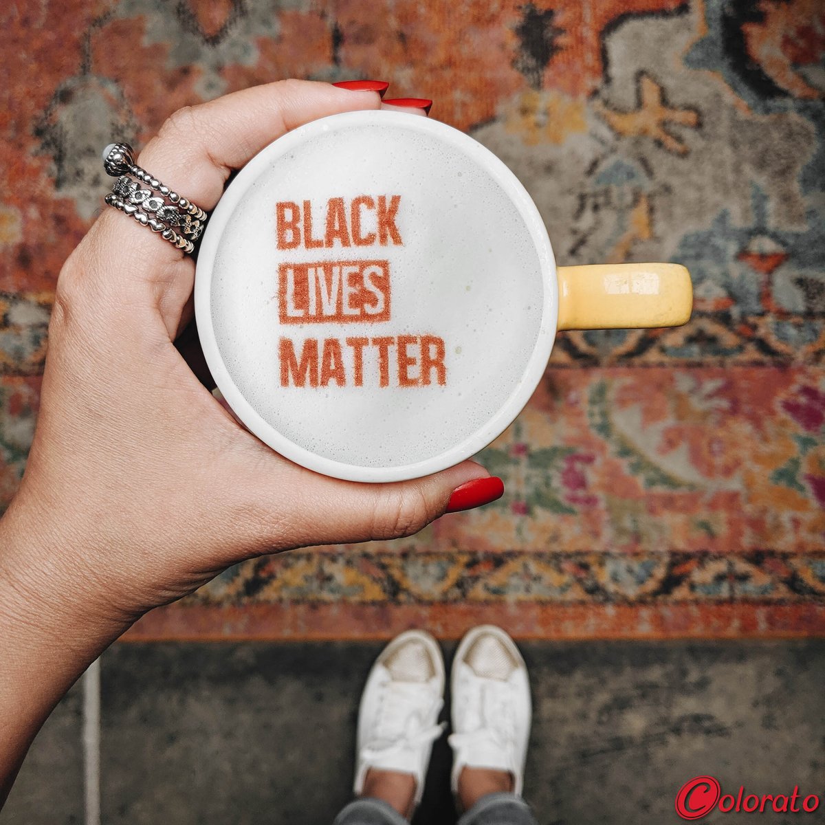 coffeecolorato's tweet photo. It is time to stand up against all forms of discrimination.
Let us all unite to change the world.

Check out https://t.co/86znV2XuVJ to learn how to express important messages on your beverages.

#barista #latteart #coffeeprinter #selfiecoffee #coffeecolorato  #latteartprinter https://t.co/oAU8k87fv9