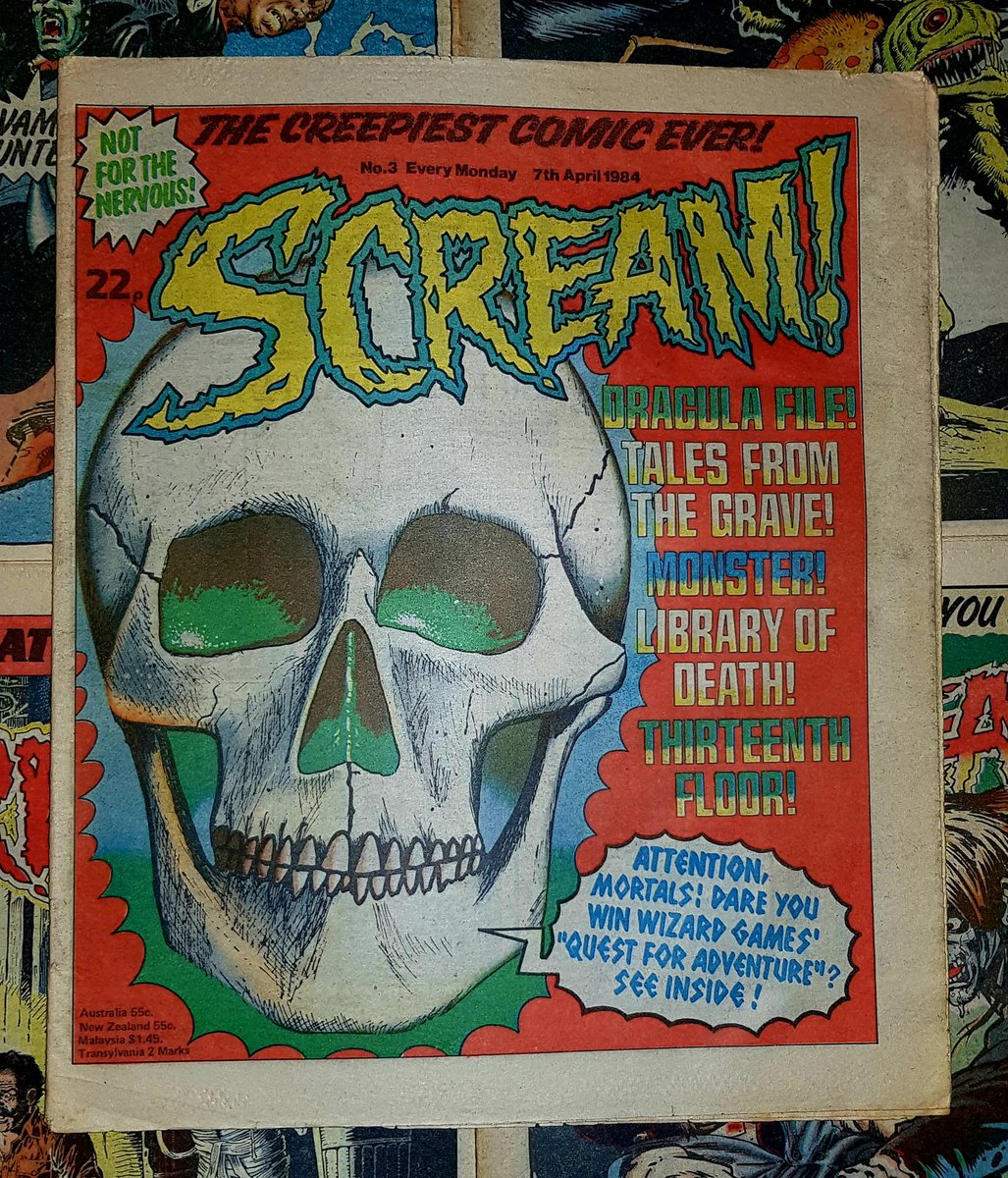 MarkRJones1970's tweet photo. @ScarredForLife2 The covers still look great so here's 4 more! #ScreamComic #KingsReachTower https://t.co/8TYM6Tk7xF