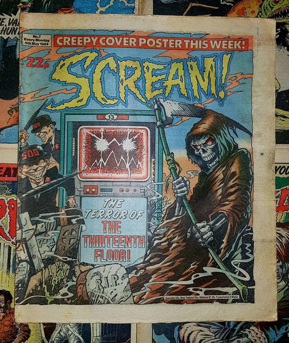 MarkRJones1970's tweet photo. @ScarredForLife2 The covers still look great so here's 4 more! #ScreamComic #KingsReachTower https://t.co/8TYM6Tk7xF