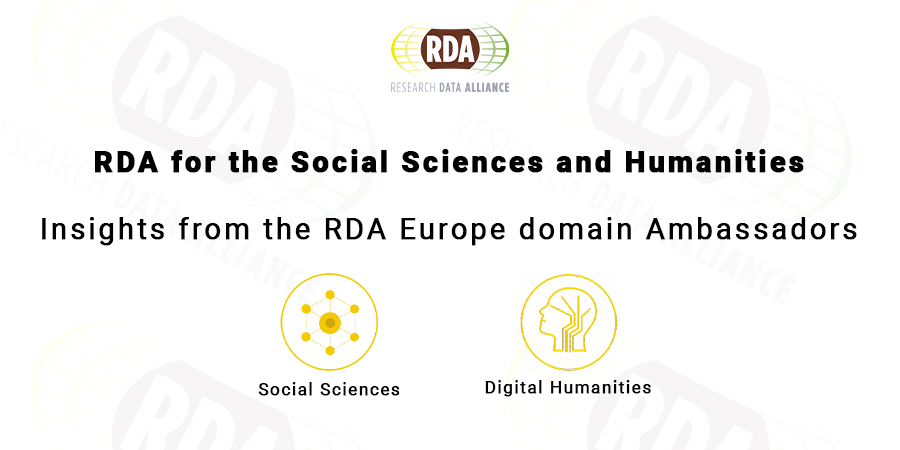 resdatall's tweet photo. Are you a #SocialSciences #Humanities #Researcher? Check out the recording, presentation and useful material from our recent webinar to learn about the value that the #ResearchData Alliance #RDA brings to your community. View More: https://t.co/fTPnWxkjKU https://t.co/YfFqWmytLM