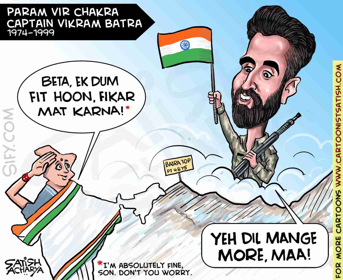 Aggregate more than 73 captain vikram batra sketch latest - seven.edu.vn