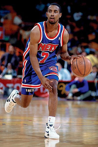 Kenny Anderson: 1993-94.18.8pts, 3.9rbd, 9.6ast, 1.9stl, 0.2blk. 41.7 FG%, 30.3 3P%, 81.8 FT%.