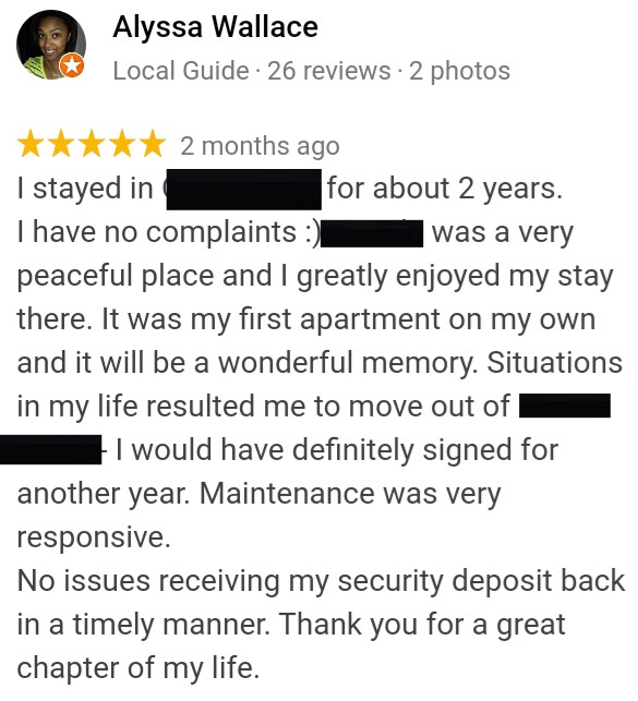 Now this last review is from a Local Guide, which naturally gives it more merit than regular reviews. And from it looks like, it looks sincere.