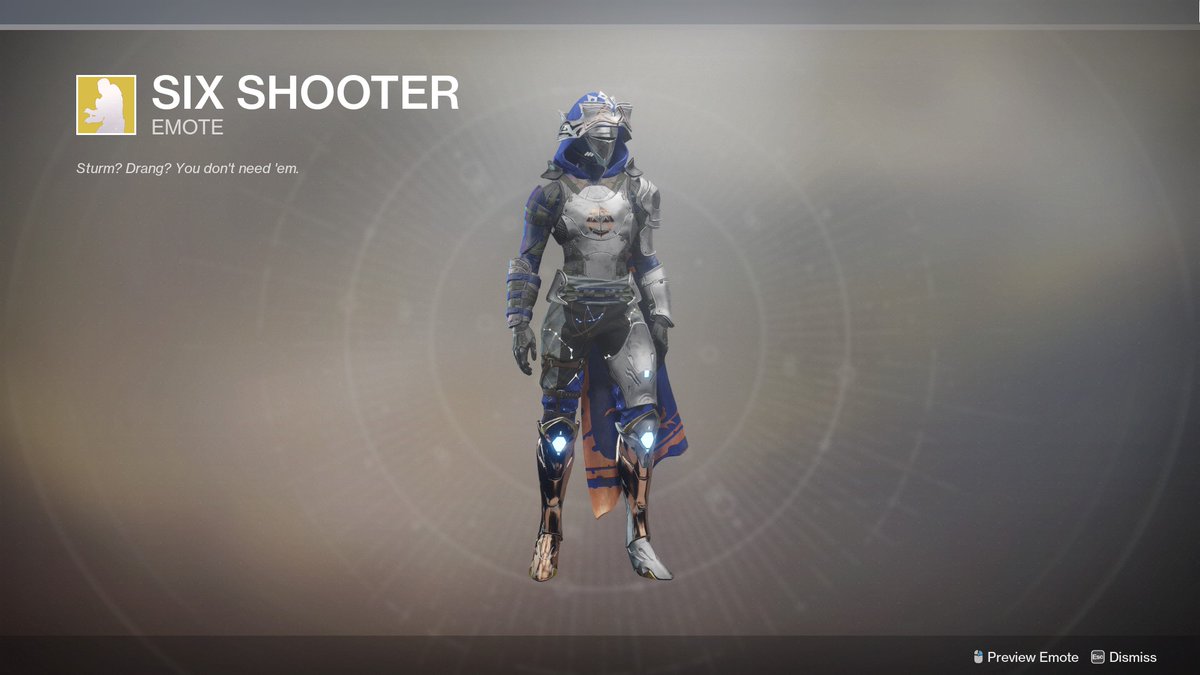AedanWill's tweet photo. @Bungie  #BungieDayFashionShow 
Outfit Name: Champion of Iron https://t.co/2nme0VnOMq