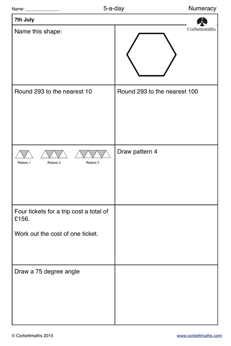 Corbettmaths tweet media