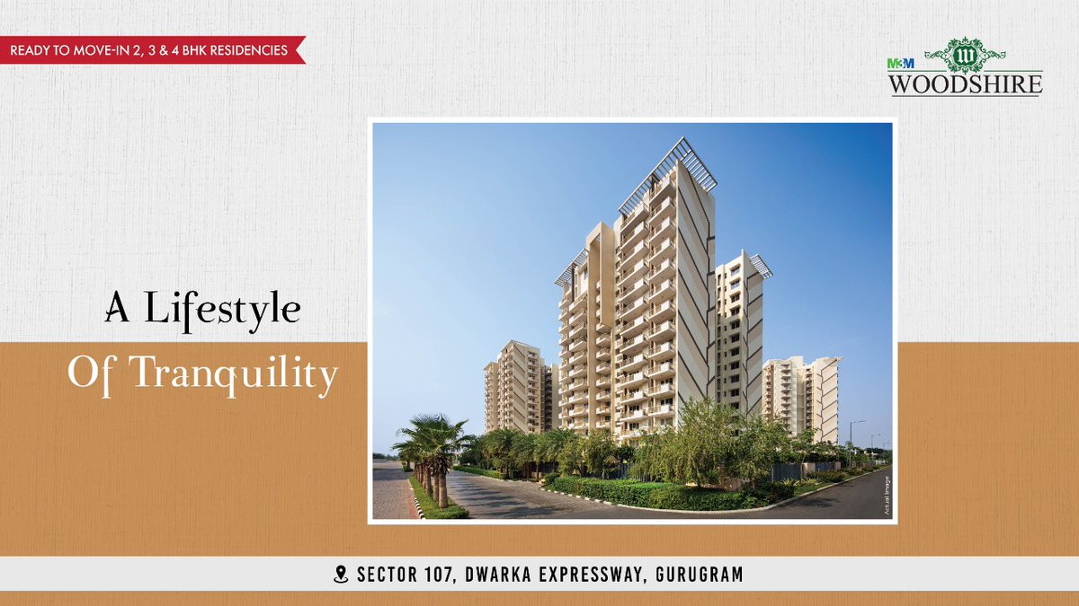 M3MIndiaPvtLtd's tweet photo. Relish the true beauty of nature from the comfort of your home. Book now and experience a lifestyle that delights your senses and relaxes your soul!
#M3M #M3MIndia #M3MWoodshire #Sector107 #DwarkaExpressway #Gurugram https://t.co/pSFV0SoZds
