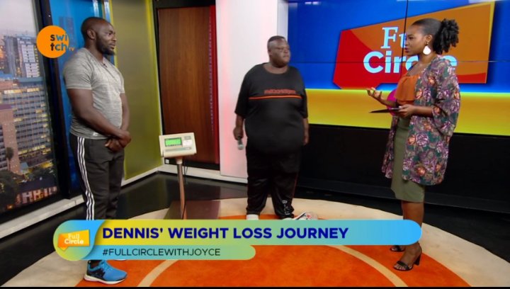 switchtvkenya's tweet photo. 2½ KGs DOWN!!!
Denis is approaching the 25KGs mark; he knows no limits. Have a look at what he has been up to this past week...
Guys,how much have you lost since we started this journey with Denis?
#FullCirclewithJoyce #GoDenis! #TuesdayMotivation #TuesdayThoughts #Tuesdayvibes https://t.co/ScFxwOFldb