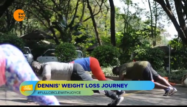 switchtvkenya's tweet photo. 2½ KGs DOWN!!!
Denis is approaching the 25KGs mark; he knows no limits. Have a look at what he has been up to this past week...
Guys,how much have you lost since we started this journey with Denis?
#FullCirclewithJoyce #GoDenis! #TuesdayMotivation #TuesdayThoughts #Tuesdayvibes https://t.co/ScFxwOFldb