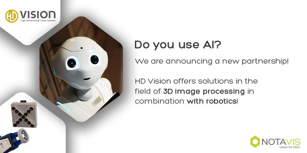 NOTAVIS1's tweet photo. There is a great potential for artificial intelligence in the field of computer vision. @HDVisionSystems offers solutions in the field of #3dimageprocessing in combination with #robotics!
Questions? ➡️ https://t.co/BTSttKTJey
#MachineVision #Bildverarbeitung #QualityInspection https://t.co/3MVpQnSALh