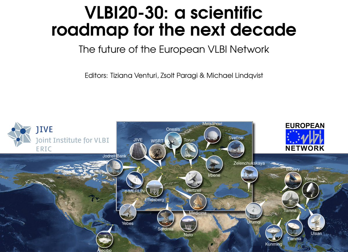 IRA_INAF's tweet photo. VLBI20-30: a scientific roadmap for the next decade -- The future of the European VLBI Network #irapapers edited by our Director Venturi and with the contribution of several other #INAF members (@mgirolet @TulliaSb on twitter, and more…) https://t.co/u9ZICBKOBH https://t.co/QHHr8pft9T