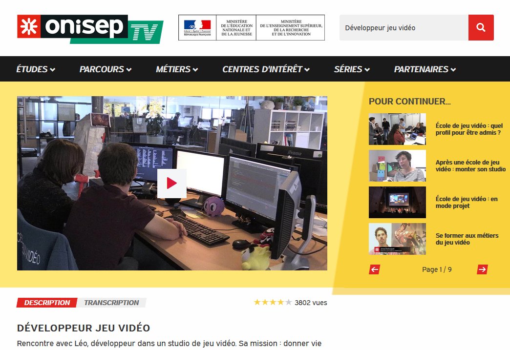 📌Focus sur un métier !

Aujourd'hui on découvre le métier de développeur jeu vidéo !
bit.ly/2ZI0UGd
#orientation #formation #métier #job #développeur #jeuvidéo #animation