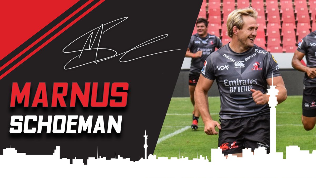 Committed to the Pride 🦁 'I am blessed to continue my journey with the Lions family! I am looking forward to what the future holds. The best is yet to come!' Lions loose forward, Marnus Schoeman #LionsPride