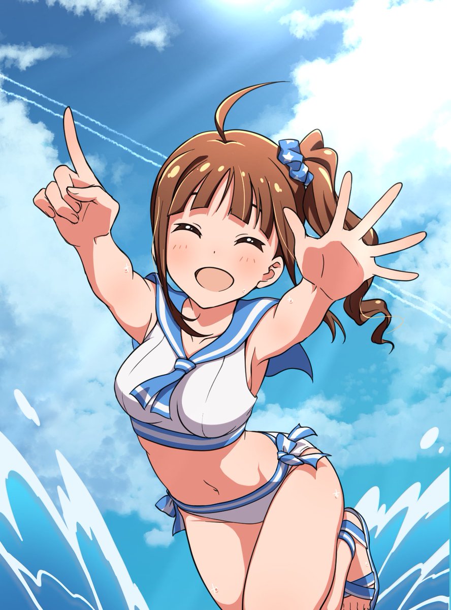 横山奈緒 「#ポニーテールの日 」|あさなや@王都の外れの錬金術師コミックス3巻発売中！のイラスト