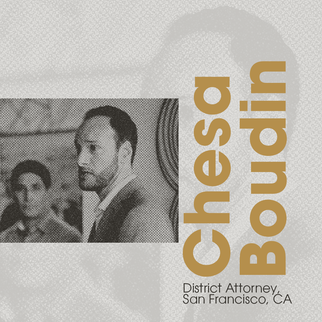 TheTJRC's tweet photo. In San Francisco, District Attorney @chesaboudin was elected to be a change-maker and he is doing just that. 

He will help us work with the community to achieve our goals as his office continues to lead the way for justice and accountability.

#TJRC https://t.co/9HSRq9zDVc