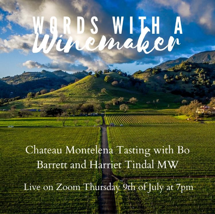 Tindal Webinar with Bo Barrett of Chateau Montelena &amp; Harriet Tindal MW on July 9th jeansmullen.com/WineDiary/Inde…