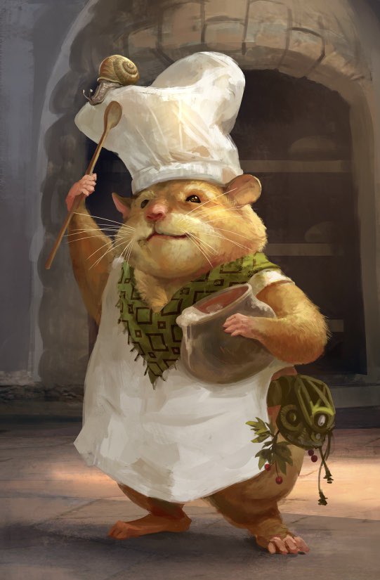 GrimOgreLabs's tweet image. Based on @Sketch_Ferret’s art, I’m probably gonna make a Daily power that’s basically a Michtim Cookout for their friends that heals up and/or bolsters their friends. 

#13thAge #michtim #gamedesign