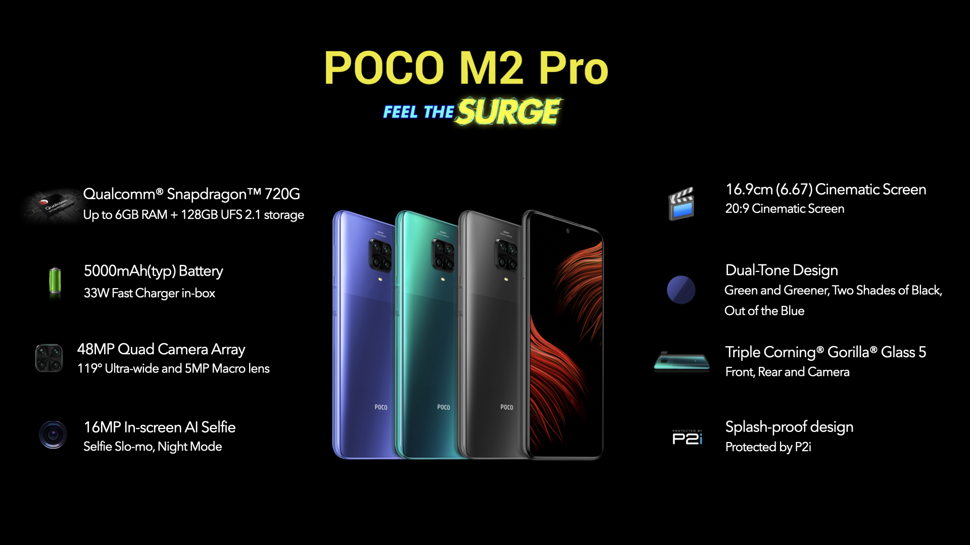 مواصفات هاتف Poco M2 Pro بعد الإعلان الرسمي