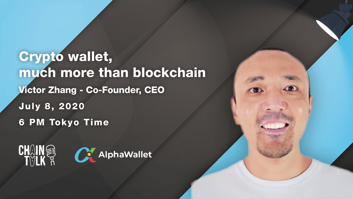 chaintalktv's tweet image. In this sharing section, the speaker will share with you what is a crypto wallet, why it is essential, what you can use it for now and future. #wallet #crypto #alphawallet @AlphaWallet 

More events at chaintalk.tv ⚡️🌏👉