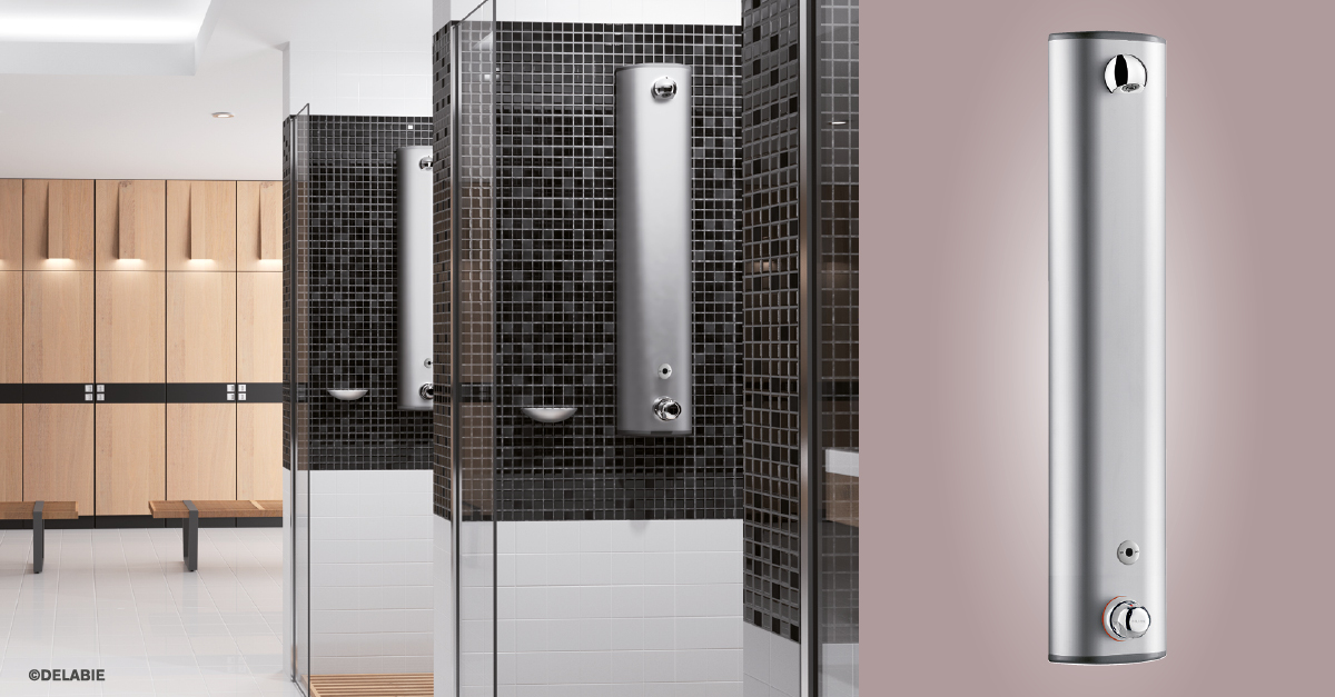 In order to combat both intentional and unintentional vandalism, #DELABIE shower panels are designed using extremely resistant materials.
delabie.com/products/792400
#savings #electronic #comfort #safety #antiscalding  #showerpanel #publicandcommercialplaces #thermostatic
