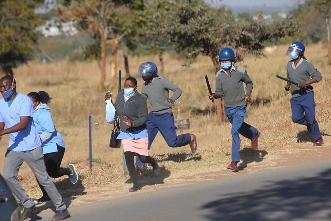 six_ncube's tweet photo. It's not about nurses. It's about doctors,  teachers, soldiers,  police officers, vendors businesses and everyone. This is about you and I. We deserve better, and we must demand it.
#IstandwithZimbabwe https://t.co/u3aJbr6DuM