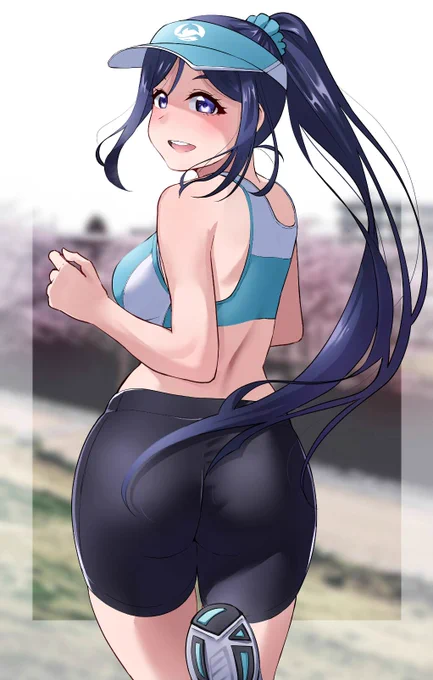 #ポニーテールの日 

なびくポニテすこ 
