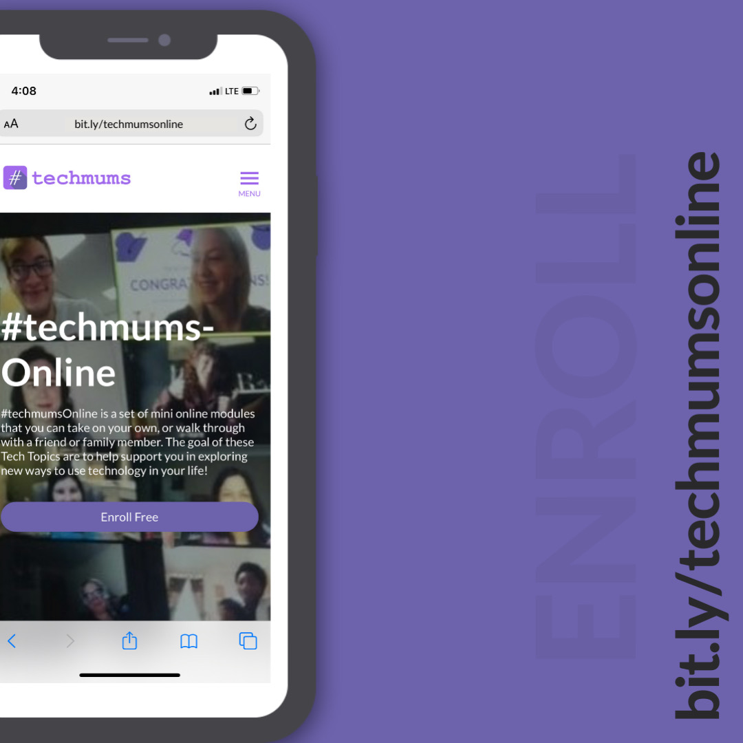 We're excited that #techmumsOnline is now LIVE! 🚀 These mini online modules are for mums to take on their own, or walk through with a friend or family member. The goal of these Tech Topics is to help support mums in exploring new ways to use technology. bit.ly/techmumsonline