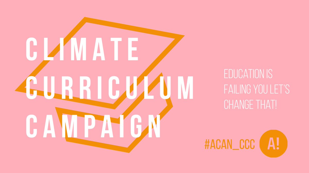 We are incredibly excited to launch our CLIMATE CURRICULUM CAMPAIGN!

We are calling all architecture students, graduates and professionals. Your education is failing you. Help us change that!

architectscan.org/curriculum-cam… 

#acan #acan_ccc #climate #activism #environment