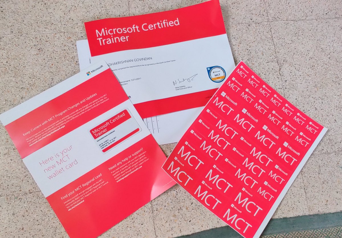 SOFTKRISHNAN's tweet image. It is absolute match and my favorite as always. Received !!

Thanks to Microsoft and MCT Community for this wonderful gift !!

#RKThoughts #MCT #WindowsInsiders