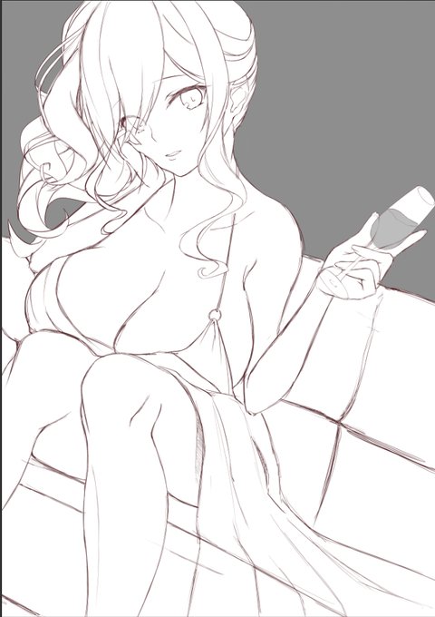 #らまそい
いい加減ラフ終わらせた 