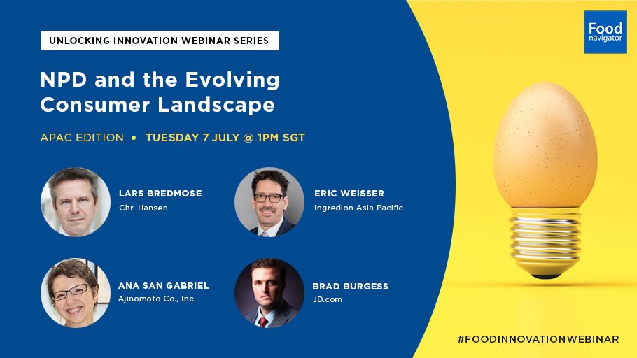 FoodNavAsia's tweet photo. Missed today's #FoodInnovationWebinar on new product development in APAC? 

View on-demand here: https://t.co/dHLLn8yq9x https://t.co/GGL3GvO4w3